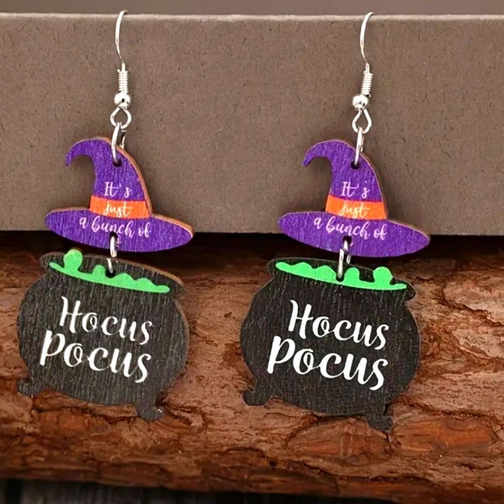 Hand crafted halloween dangle earrings For Adults And Kids